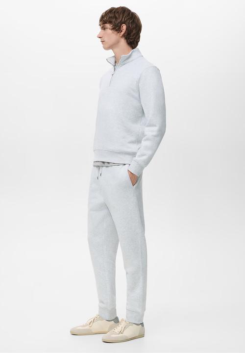 MANGO - Trouserscohen - Light Grey Denim