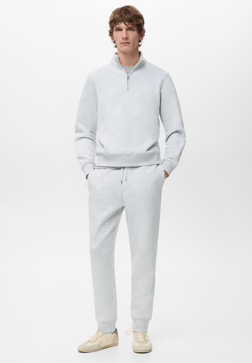 MANGO - Trouserscohen - Light Grey Denim