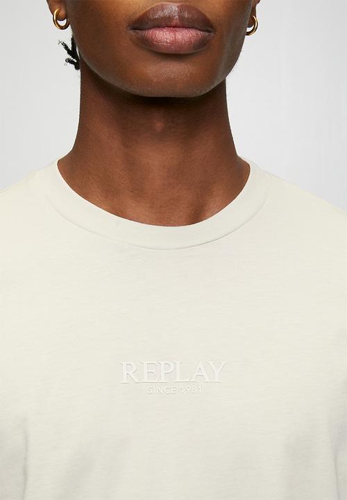 Replay - Basic Jersey Crew Neck T-shirt - Medium Brown