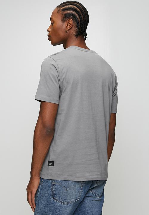 Replay - Basic Jersey Crew Neck T-shirt - Lead Grey