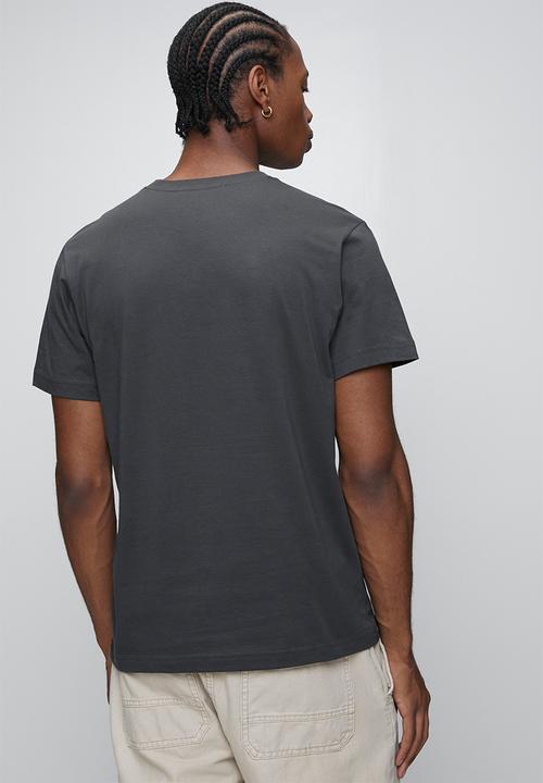 Replay - Basic Jersey Crew Neck T-shirt - Grey