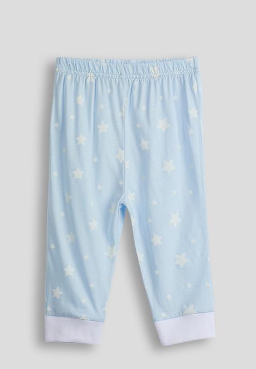 Pop Candy - Star aop pj set - columbia blue