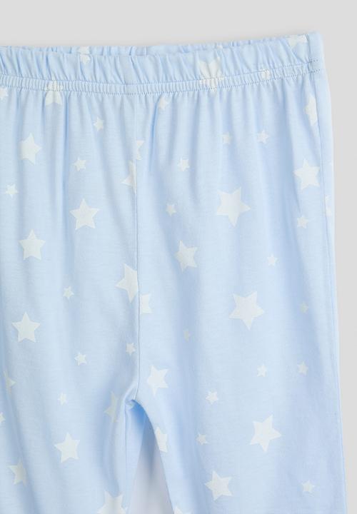 Pop Candy - Star aop pj set - columbia blue