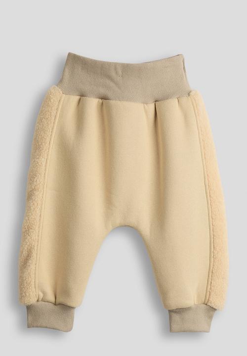Pop Candy - Tufted bear joggers - beige