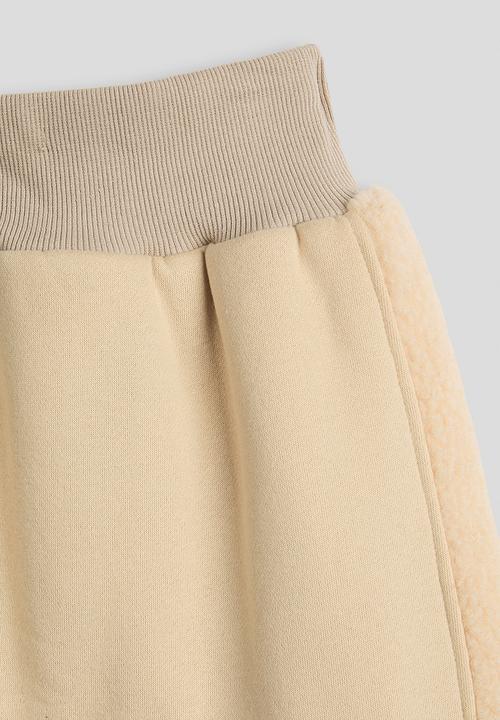 Pop Candy - Tufted bear joggers - beige