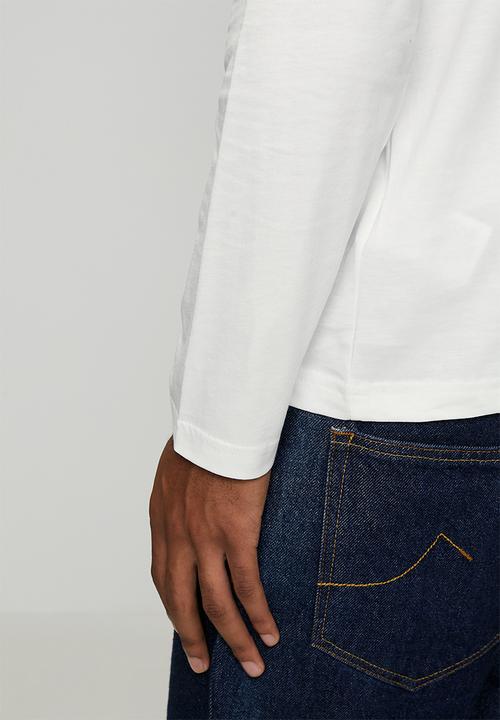 Replay - LS Crew-Neck T-shirt - White