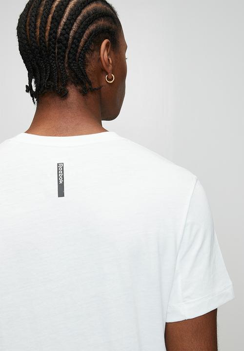 Reebok - ATHLETE T-SHIRT - WHITE