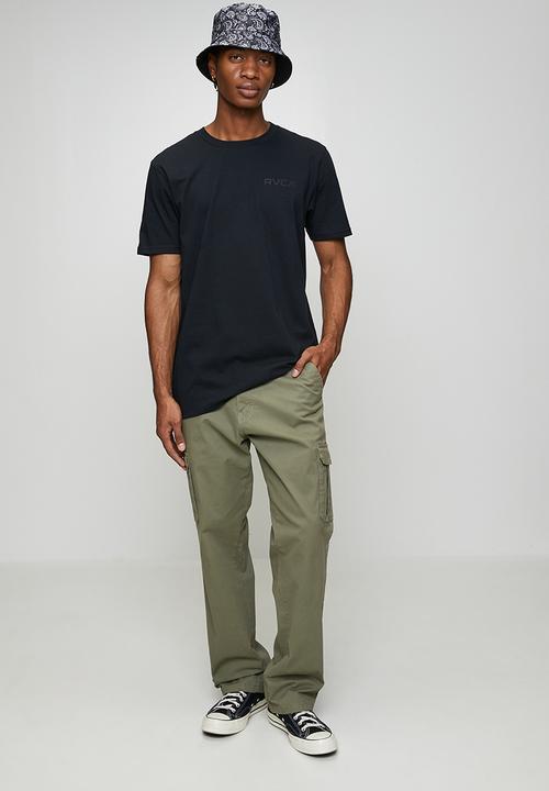 RVCA - Small Rvca Essentials Ss - Black - Black Logo
