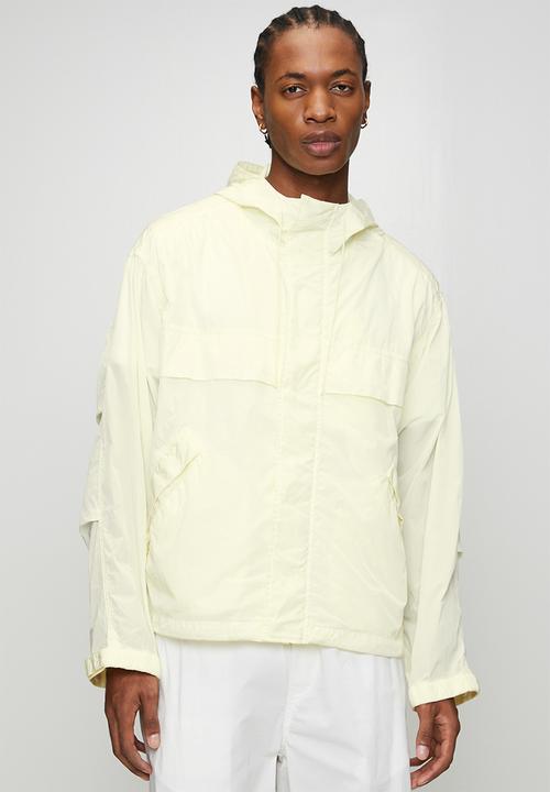 Nylon windbreaker - light yellow - 1321674001