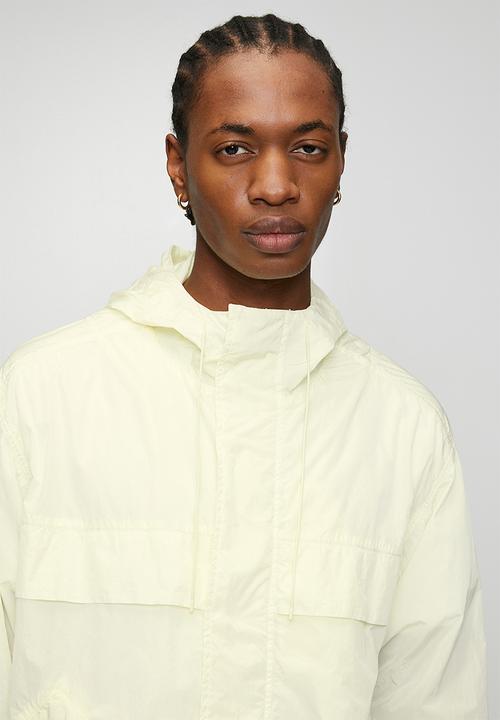 Nylon windbreaker - light yellow - 1321674001