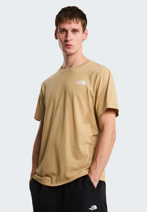 The North Face - Evolution Box Nse Regular Short Sleeve Tee - Khaki Stone