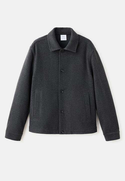 MANGO - Overshirtaneto - Dark Grey