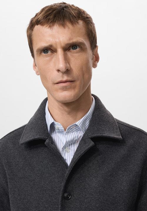 MANGO - Overshirtaneto - Dark Grey