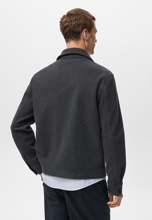 MANGO - Overshirtaneto - Dark Grey