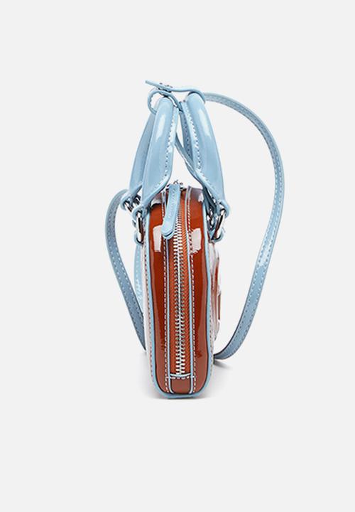 Diesel  - 1DR dome crossbody bag - brown/blue