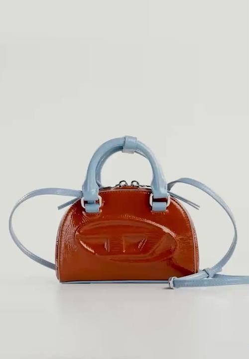 Diesel  - 1DR dome crossbody bag - brown/blue