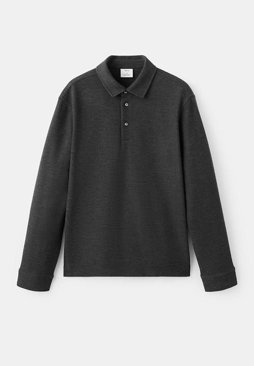 MANGO - Poloshirtvaldez - Dark Grey