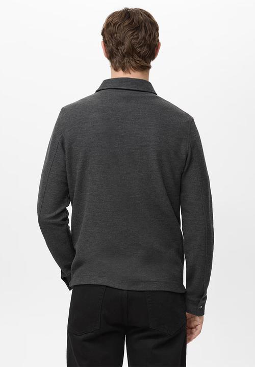 MANGO - Poloshirtvaldez - Dark Grey