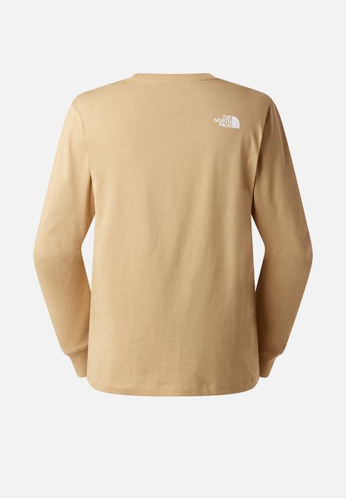 The North Face - Evolution Half Dome Regular Long Sleeve Tee - Khaki Stone