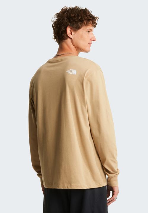 The North Face - Evolution Half Dome Regular Long Sleeve Tee - Khaki Stone