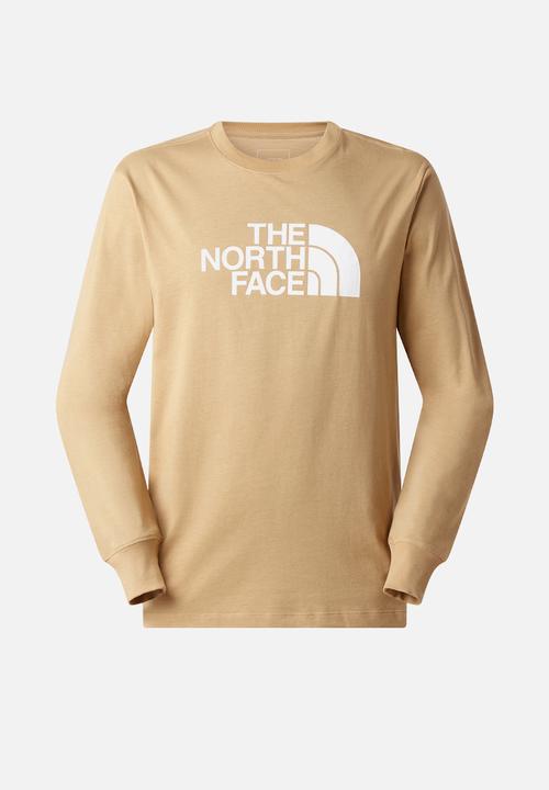 The North Face - Evolution Half Dome Regular Long Sleeve Tee - Khaki Stone