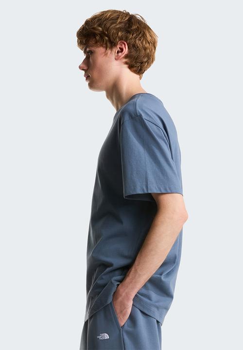 The North Face - Essential Center Logo Relaxed Short Sleeve Tee - Granite Grey