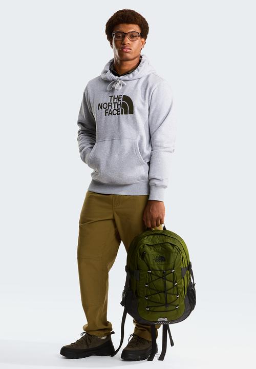 The North Face - Drew Peak Regular Hoodie - Tnf Light Grey Heather-New Taupe Green
