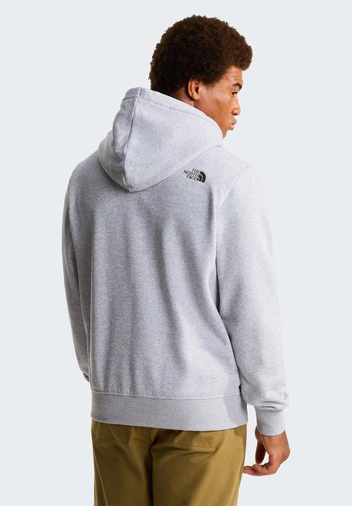 The North Face - Drew Peak Regular Hoodie - Tnf Light Grey Heather-New Taupe Green