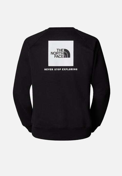 The North Face - Raglan Box Regular Crew -  Black