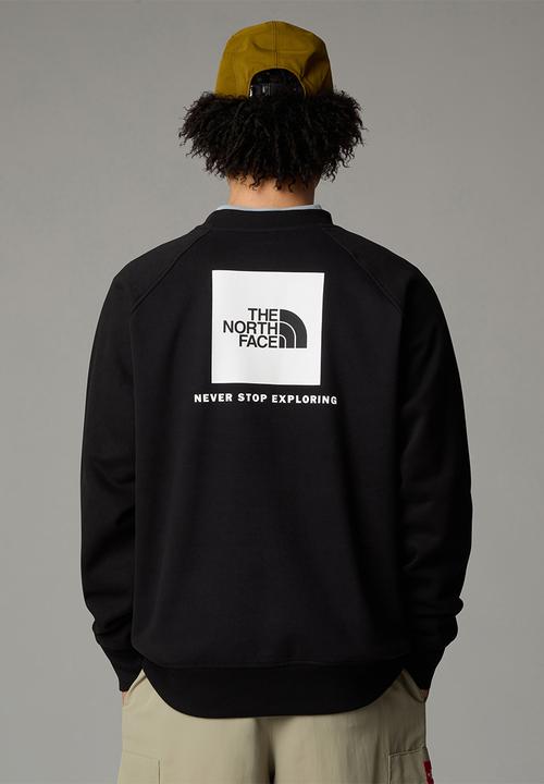 The North Face - Raglan Box Regular Crew -  Black