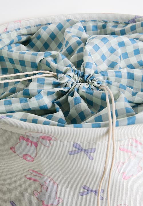 Pop Candy - Bunny aop fabric laundry bag - seashell