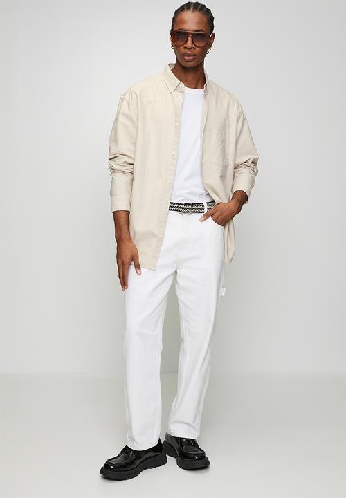H&M - Regular fit oxford shirt - beige