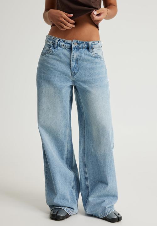 Mid Rise Baggy Jean - Cyber Sky