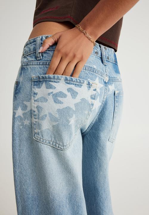 Factorie - Mid Rise Baggy Jean - Cyber Sky