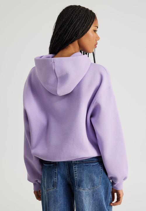 Factorie - Music Merch Boxy Hoodie - Lcn Bra Light Iris/Olivia Rodrigo