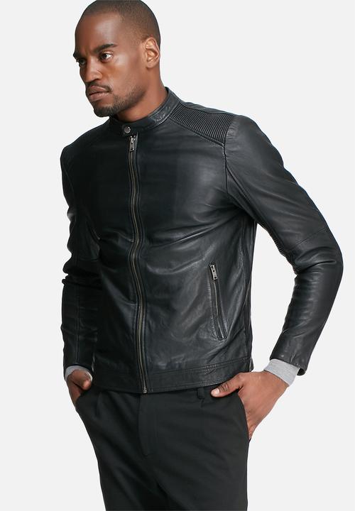 Selected Homme - Field leather jacket