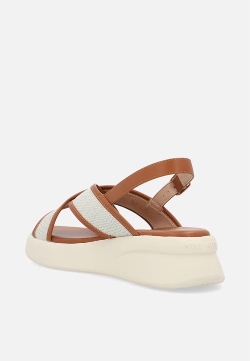 Nine West - Vita flatform sandal - tan