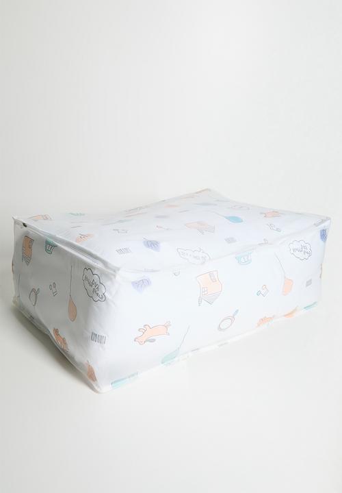Pop Candy - Canvas storage bag - white/happy homes