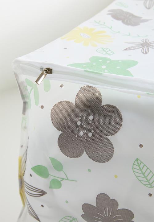 Pop Candy - Canvas storage bag - white/spring flowers