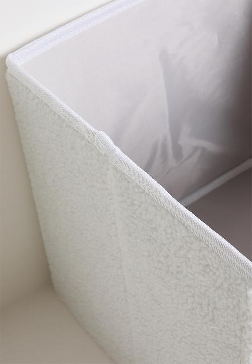 Pop Candy - Cat face storage bin - off white