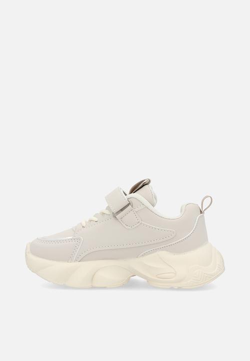 Pop Candy - Sneakers with adjustable fasteners - light greige