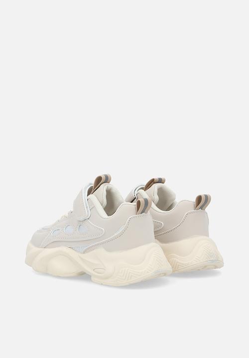 Pop Candy - Sneakers with adjustable fasteners - light greige