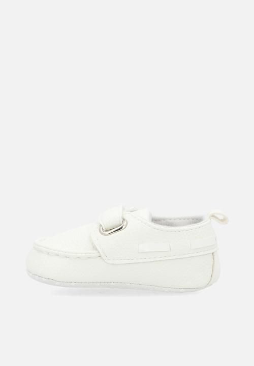 Pop Candy - Soft sole baby shoes - white