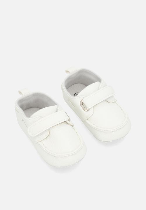 Pop Candy - Soft sole baby shoes - white