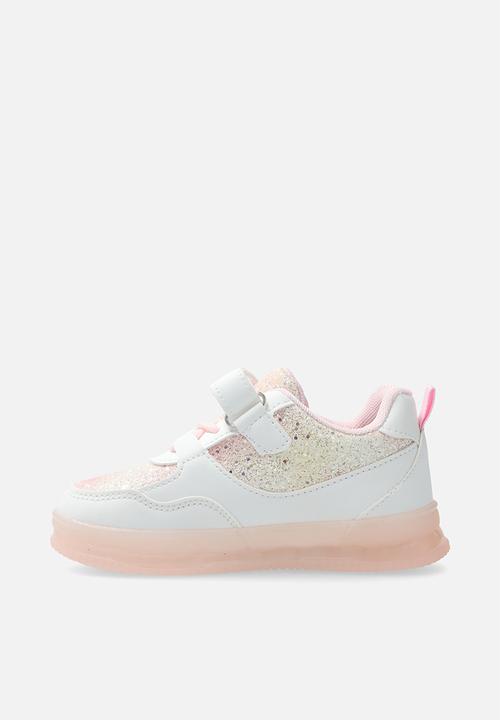 Pop Candy - Light-up sneakers with adjustable fasteners - pink