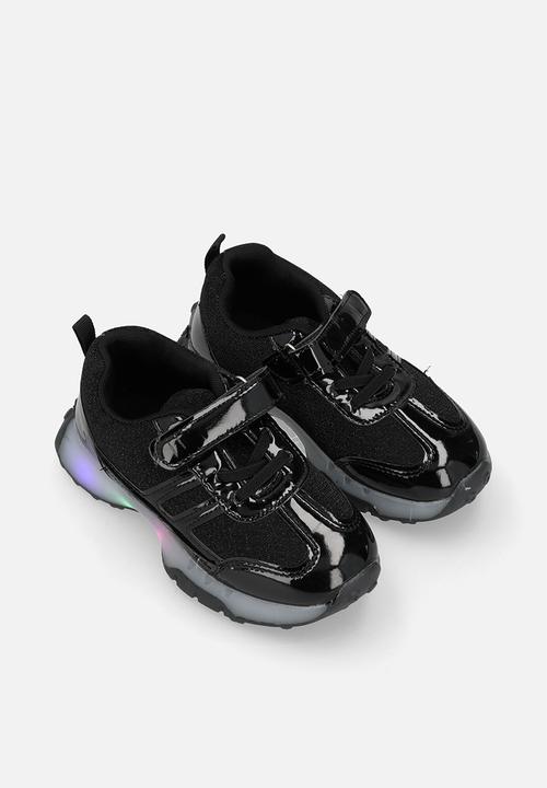 Pop Candy - Sneakers with adjustable fasteners - black