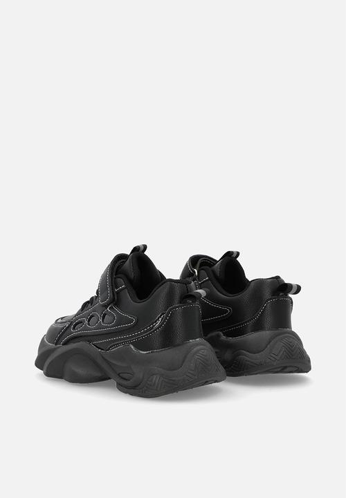Pop Candy - Sneakers with adjustable fasteners - black