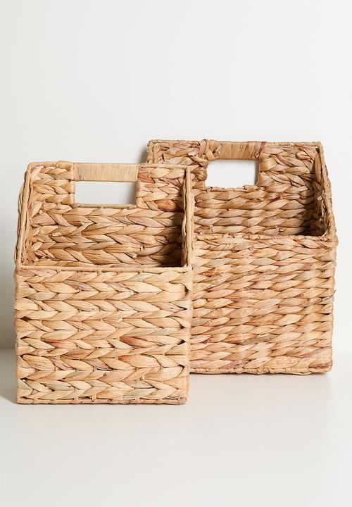 Pop Candy - Large woven basket - natural