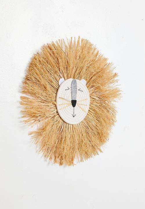 Pop Candy - Straw lion mane wall decor - neutral
