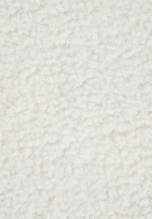Pop Candy - Round shoe chair - cream/black